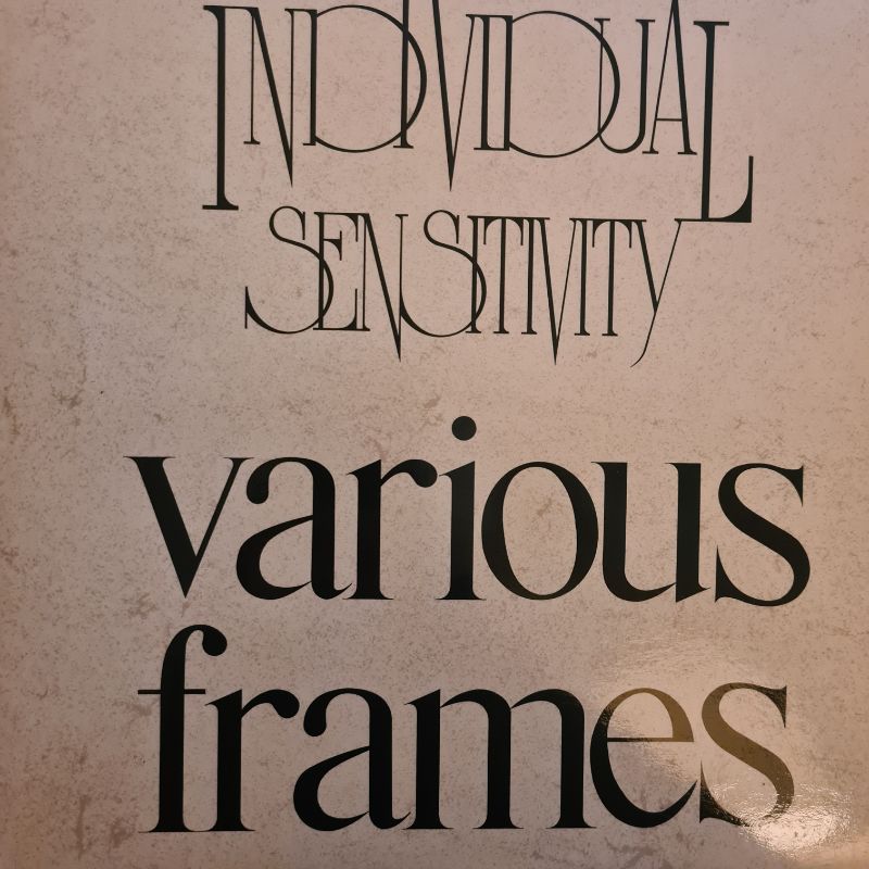 gramofonska ploca, lp, INDIVIDUAL SENSITIVITY - VARIOUS FRAMES